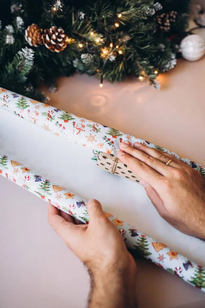 Presente Natal Ano Novo — Fotografia de Stock