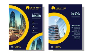 Kitap Kapağı Tasarım Şablonu ve Şirketi A4 'te. Broşürler, Yıllık Raporlar, Dergiler, Posterler, İş Sunumları, Portföyler, İlanlar, Afişler, Web Siteleri ile özelleştirilebilir.