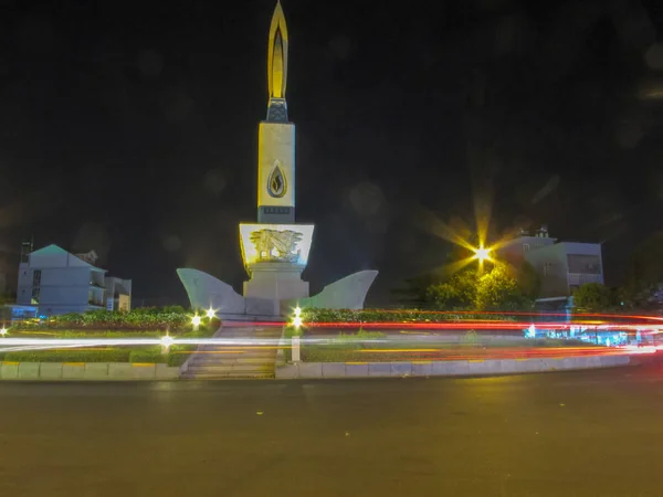 Vung Tau City Vietnam Február 2016 Kőolaj Emlékmű Körforgalom Válaszút — Stock Fotó