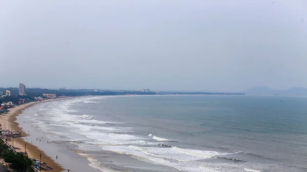 Aerial View Long Beach Vung Tau City Vietnam —  Fotos de Stock