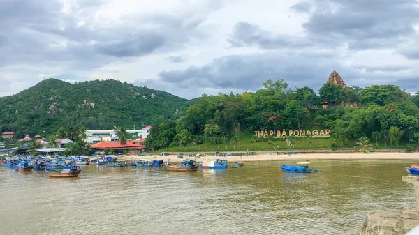 Exterial Nagar Cham Towers Nha Trang City Khanh Hoa Province — Stock Photo, Image