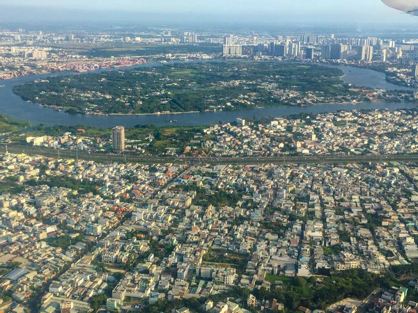 Aerial View Thanh Chi Minh City Vietnam — Zdjęcie stockowe