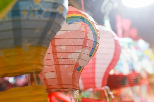 Lanterns decorate the mid-autumn festival in Ho Chi Minh Lantern Street Luong Nhu Hoc
