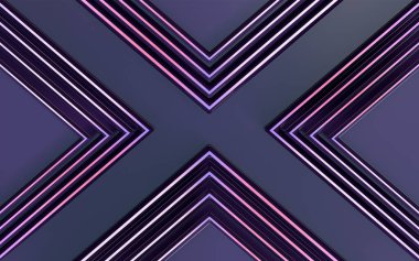 mor soyut geometrik desen 3d poster, şablon, iş sunumu için arkaplan