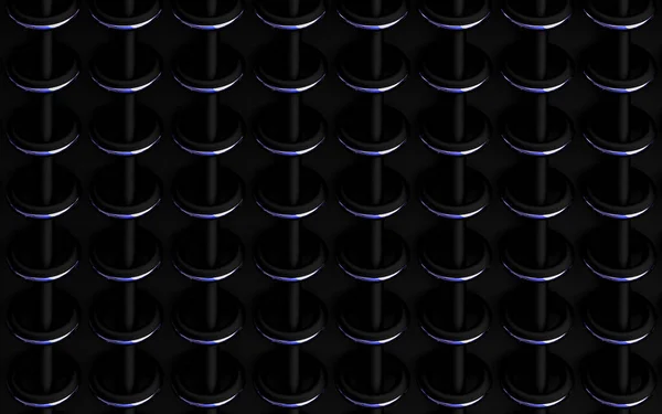 Oscuro Lujo Abstracto Anillo Geométrico Círculo Fondo Renderizado — Foto de Stock