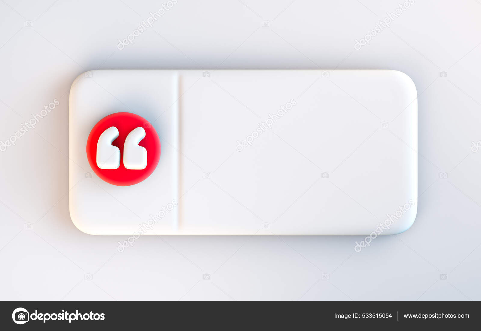Citação Ícone Quadro Caixa Vazio Espaço Blogging Modelo Fundo Branco — Foto  © ahmedsakib372@gmail.com #533515054, image size:1600x1100