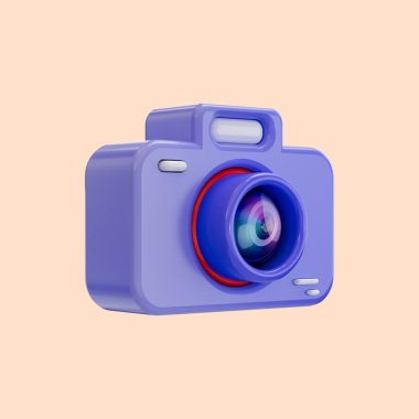 Fotoğraf ya da video fotoğrafçısı ekipmanları için 3d görüntü oluşturma konsepti