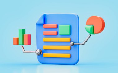 belge pasta grafiği 3d illüstrasyon işletme karlılığı büyüme politikası kağıtları çalışma beyanı veri analizi