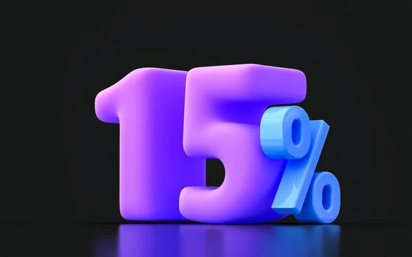 Percent Discount Icon Big Sale Offer Very Peri Color Dark — 스톡 사진