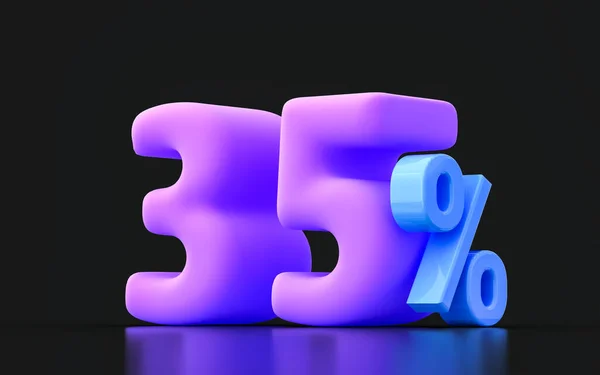 Percent Discount Icon Big Sale Offer Very Peri Color Dark — Fotografia de Stock