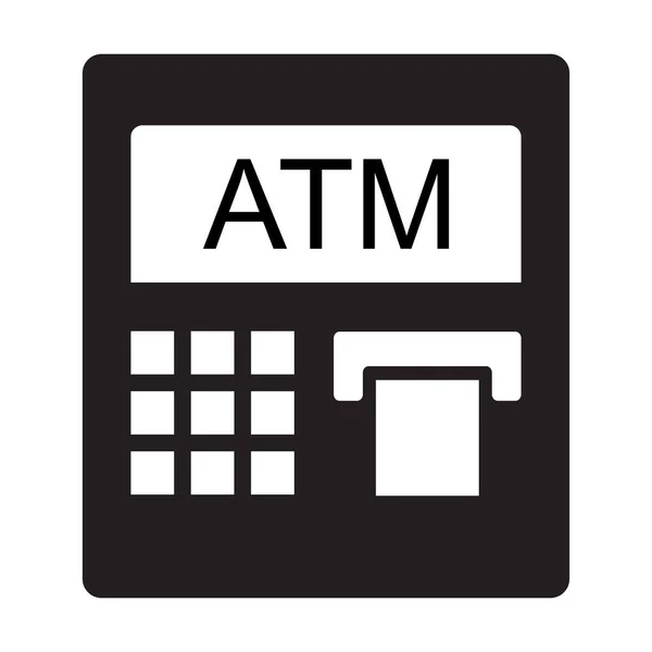 Atm自动取款机图标向量业务和财务概念图形设计 社交媒体 移动应用程序 用户界面说明 — 图库矢量图片