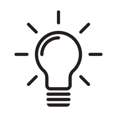 grafik tasarım, logo, web sitesi, sosyal medya, mobil uygulama için fikir ikonu vektörü, ui illüstrasyon