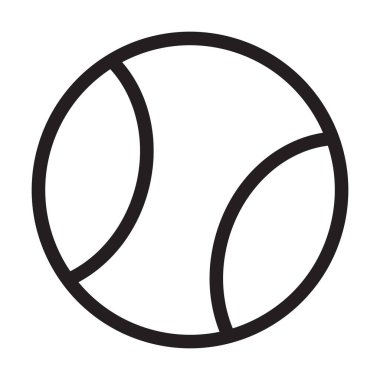 Grafik tasarım, logo, web sitesi, sosyal medya, mobil uygulama, UI illüstrasyon için tenis topu ikonu vektörü