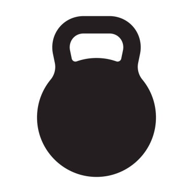 Grafik tasarım, logo, web sitesi, sosyal medya, mobil uygulama, UI illüstrasyon için Kettlebell simgesi
