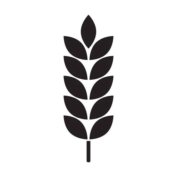 Fazenda Trigo Orelhas Ícone Vetor Para Design Gráfico Logotipo Site — Vetor de Stock