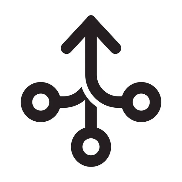 Consolidation Icon Vector Graphic Design Logo Website Social Media Mobile — Stock Vector