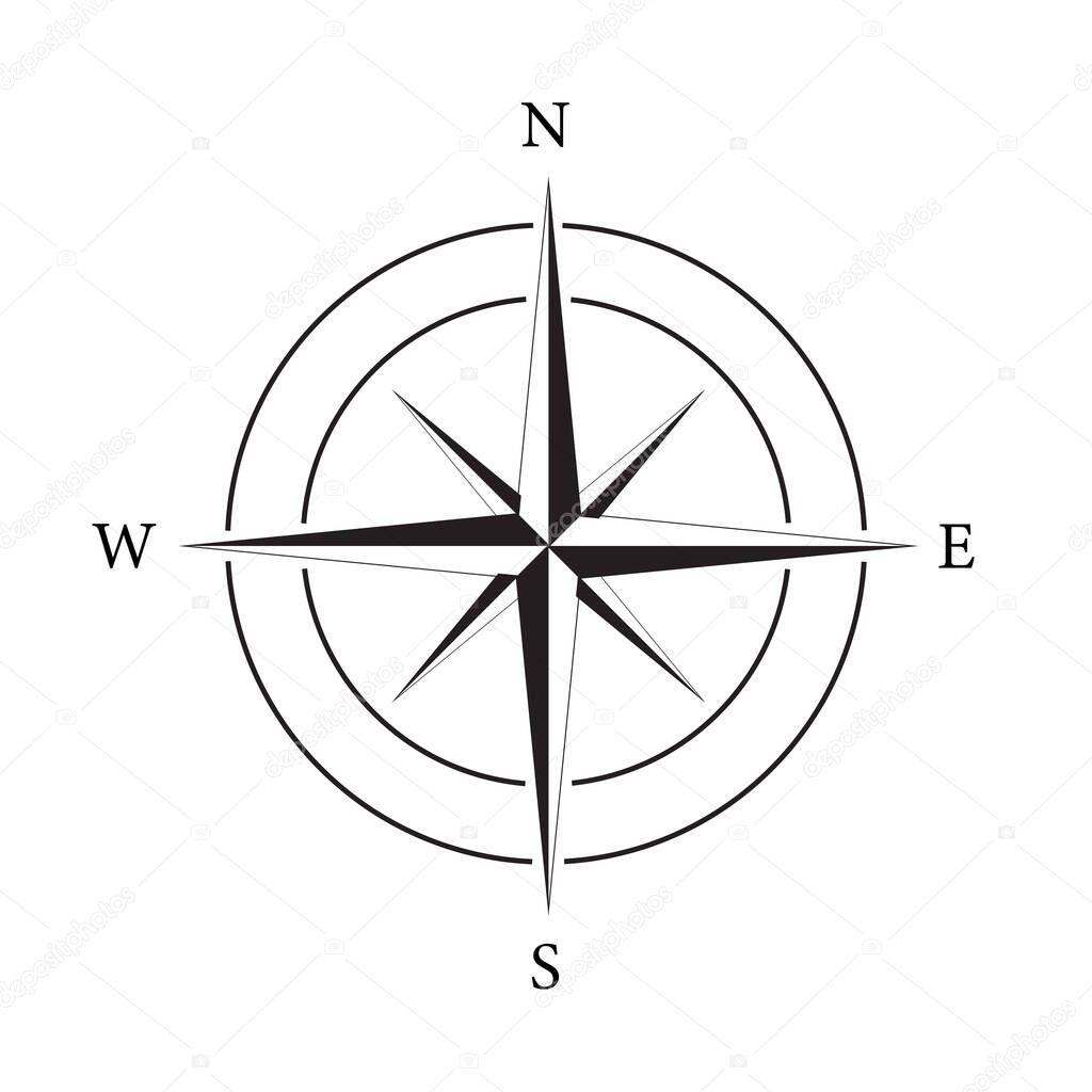 Compass icon vector for graphic design, logo, web site, social media, mobile app, ui