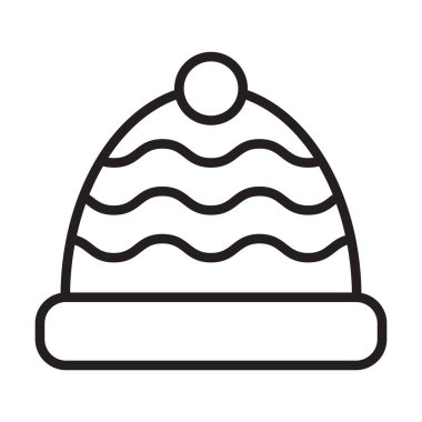 Grafik tasarım, logo, web sitesi, sosyal medya, mobil uygulama, UI illüstrasyon için sıcak şapka simgesi