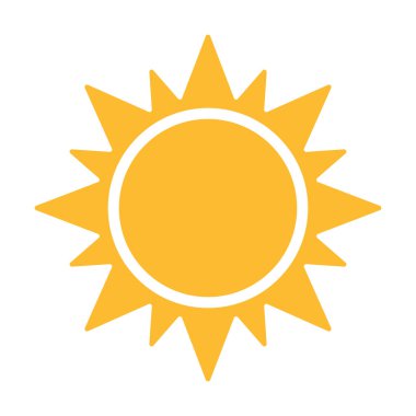 Yarım güneş grafik tasarım, logo, web sitesi, sosyal medya, mobil uygulama, UI illüstrasyon için aşağı doğru ikon vektör günbatımı kavramını belirliyor