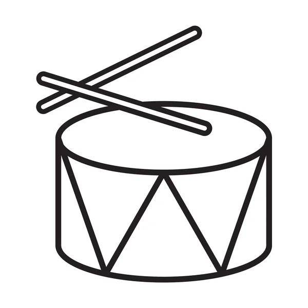 Drum Icon Vector Your Website Design Logo App Illustration Eps10 — Stock vektor