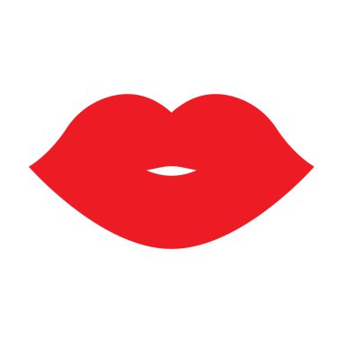 Lips icon vector cosmetic logo for your website design, logo, app, UI. illustration, EPS10