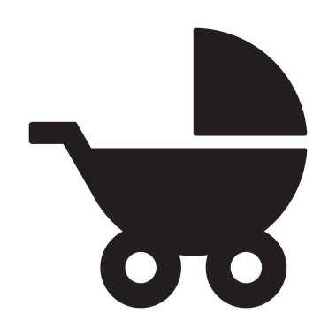 baby stroller icon vector for graphic design, logo, web site, social media, mobile app, ui illustration