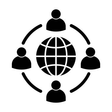 grafik tasarım, logo, web sitesi, sosyal medya, mobil uygulama için dış kaynak simgesi vektörü, ui illüstrasyon