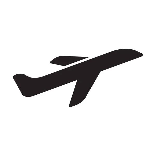 Symbole Transport Vectoriel Icône Avion Pour Conception Graphique Logo Site — Image vectorielle