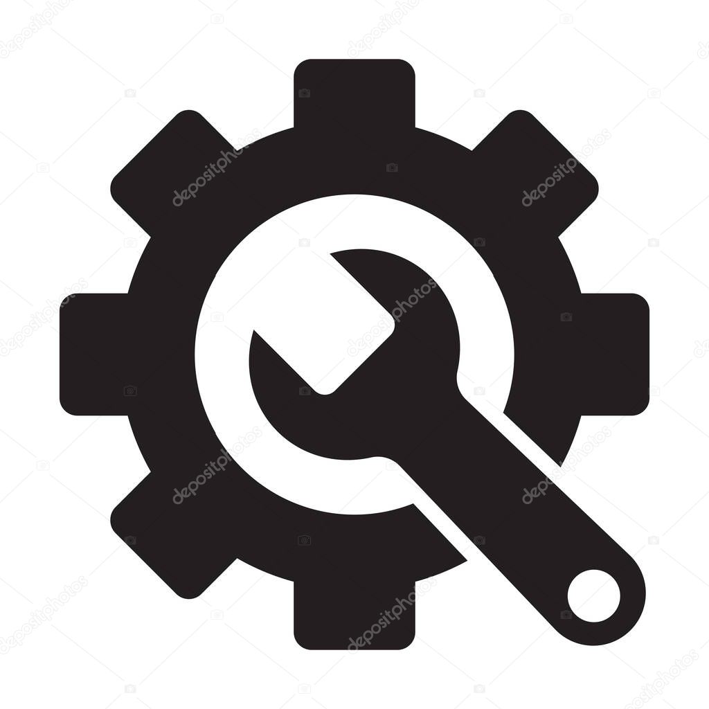 service tools icon vector for vote, decision, web, logo, app, UI. illustration.