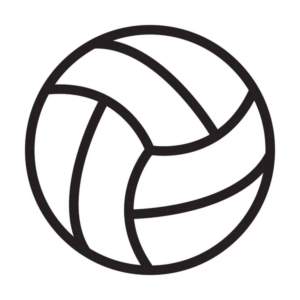 Volleyball Icon Vector Graphic Design Logo Website Social Media Mobile — Stock Vector