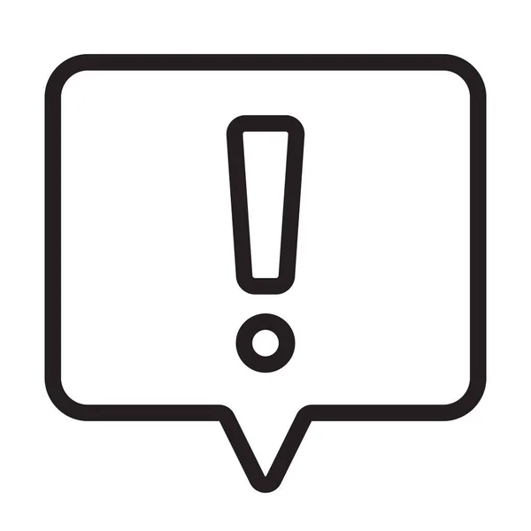 グラフィックデザイン ウェブサイト ソーシャルメディア モバイルアプリ Uiイラストのための排他ベクトルアイコンの注目のロゴ警告スピーチバブル重要な丸印紙アートカットスタイル — ストックベクタ