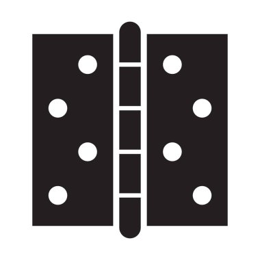 Grafik tasarım, logo, web sitesi, sosyal medya, mobil uygulama, UI için kapı menteşesi simgesi vektörü