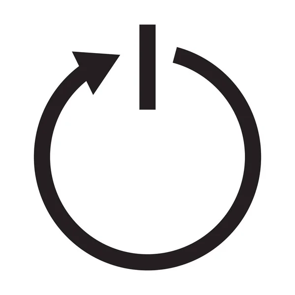 Automatisches Einschalten Des Schalter Symbolvektors Für Grafikdesign Logo Website Soziale — Stockvektor