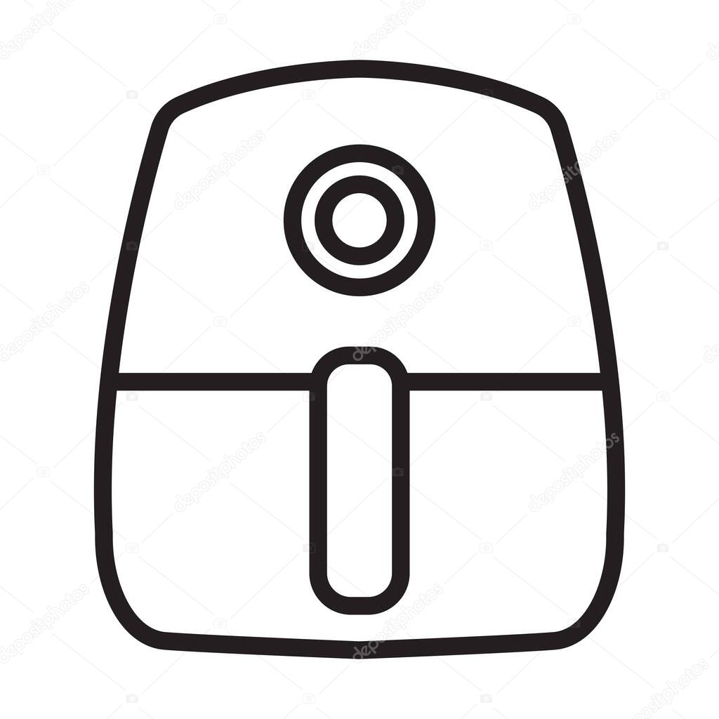 cooking air fryer appliance icon vector for graphic design, logo, website, social media, mobile app, UI illustration