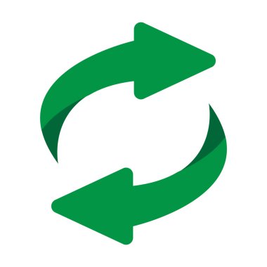Grafik tasarım, logo, web sitesi, sosyal medya, mobil uygulama, ui illüstrasyon için ikon vektörü çift ters ok değişim doğrusal işaretini değiştir.
