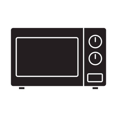 Grafik tasarım, logo, web sitesi, sosyal medya, mobil uygulama, UI illüstrasyon için mikrodalga simgesi