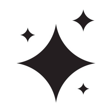 Web tasarım, logo, bilgi grafiği ve UI için simge vektörünü parlat. resimleme