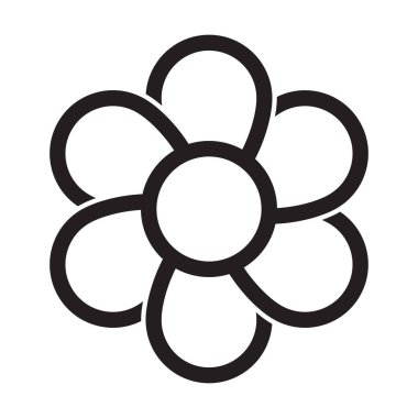 Grafik tasarım, logo, web sitesi, sosyal medya, mobil uygulama, UI illüstrasyon için çiçek simgesi