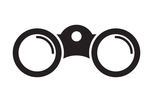 Binokulární Ikona Vektor Pro Grafický Design Logo Webové Stránky Sociální — Stockový vektor