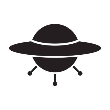 Ufo icon vector for graphic design, logo, website, social media, mobile app, UI illustration