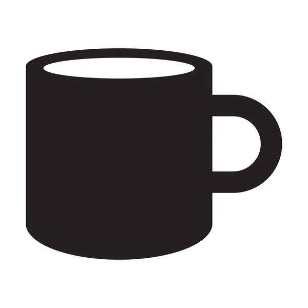 Taza Café Vector Icono Para Diseño Gráfico Logotipo Sitio Web — Archivo Imágenes Vectoriales