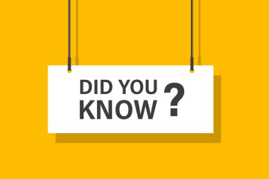 İş dünyası, pazarlama, el ilanları, afişler, sunumlar ve posterler için sarı arka plan eğitim kavramına tabela asmayı biliyor muydun? resimleme