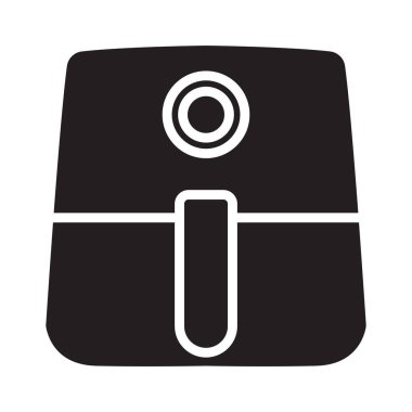 Grafik tasarım, logo, web sitesi, sosyal medya, mobil uygulama, UI illüstrasyon için hava fritözü ikonu