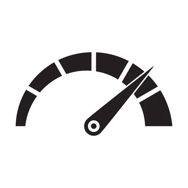 Speedometer Icon Vector Graphic Design Logo Website Social Media Mobile — Vettoriale Stock