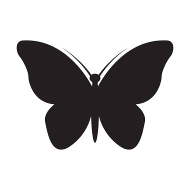 Grafik tasarım, logo, web sitesi, sosyal medya, mobil uygulama, UI illüstrasyon için kelebek simgesi