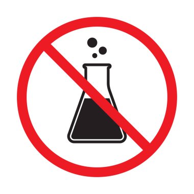 no preservative icon vector chemical free sign for graphic design, logo, website, social media, mobile app, UI illustration