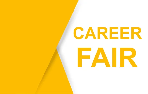 Career Fair Banner Vector Copy Space Business Marketing Flyers Banners — Image vectorielle