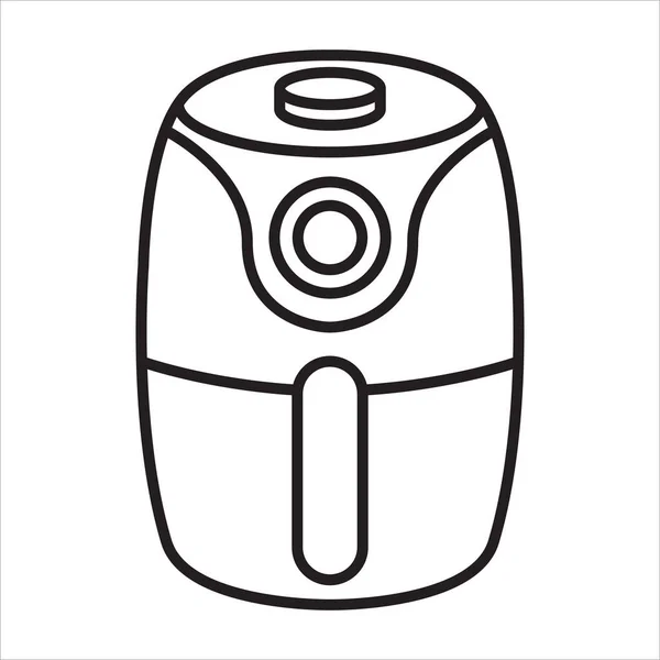 Grafik tasarım, logo, web sitesi, sosyal medya, mobil uygulama, UI illüstrasyon için hava fritözü ikonu