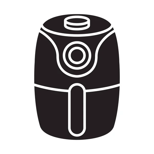 Kochluftfriteuse Gerät Symbol Vektor Für Grafik Design Logo Website Soziale — Stockvektor