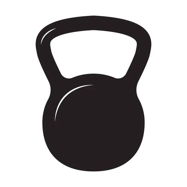 Kettlebell Icon Vektor Für Grafikdesign Logo Website Soziale Medien Mobile — Stockvektor